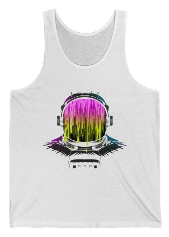 Printify Astronaut Graphic Tank Top - Image 2